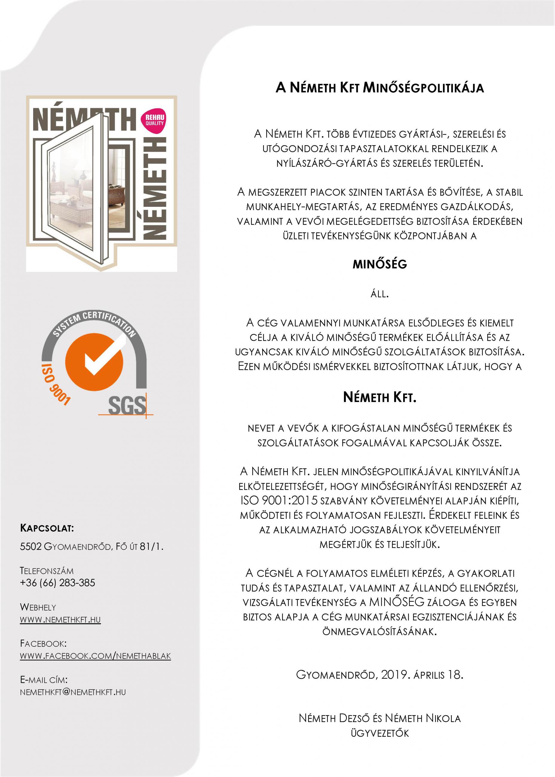 Minőségpolitika